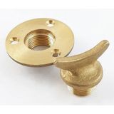 Sarı Pirinç Miçoz 3/8"-10 MM Su Gider Miçozu Komple