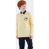 Sarı Polo Yaka Erkek Çocuk T-Shirt - 11172