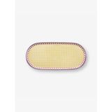 Sarı Porselen Servis Tabağı 25 cm