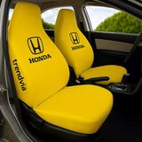 Sarı Renk Honda Uyumlu Penye Kumaş Oto Koltuk Kılıfı Ön Ve Arka Koltuk Servis Kılıfı Takımı