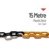 Sarı Siyah 15 m Plastik Zincir