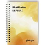 Sarı Suluboya Günlük Planlayıcı Defter - Daily Planner - Ders Çalışma Planlayıcı Defteri - Planlama