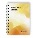 Sarı Suluboya Günlük Planlayıcı Defter - Ders Çalışma Planlayıcı Defteri - Planlama Defteri