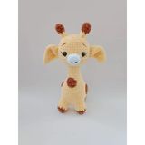 Sarı Tatlı Zürafa Amigurumi Organik Oyuncak