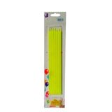 Sarı Uzun Pasta Mumu 20 Cm