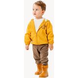 Sarı Yağmurluk 3 Lü Erkek Bebek Takım - 6 - 9 Ay - Beyaz - Sarı