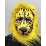 Sarı Yeleli Sarı Saçlı Aslan Maskesi Mega Peluş 2 No 24242445748