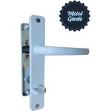SARIALARM Pvc Banyo - Wc Kapı Kolu - Beyaz ( Metal Gövde )