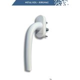Sarıalarm Pvc Pencere Kolu Metal Beyaz