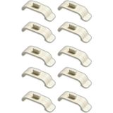 SARIALARM Vela - Zebra ve Stor Perde Montaj Aparatı Takmatik - Portray 10 Adet ( Dar Kasa- 3,5 cm ) - Beyaz