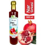Sarıbahçe Nar Sirkesi 500 ml Organik Doğal Fermente Taze Aroma ve Katkısız İçerik ile
