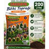 Sarıkaya Bitki Toprağı 200 Litre Humus Katkılı Torf Iç ve Dış Mekan Saksı Bahçe Peyzaj Toprağı