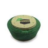 Sarıkhane Hac Umre Sarığı – Yeşil Kumaş Yeşil Takke Düz Sarım Mekke-Medine Nakış 7Metre (54 Cm)