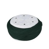 Sarıkhane Talebe Sarığı - Yeşil Kumaş - Beyaz Takke - Çapraz Sarım - Kuş Gözlü - 7 metre (59 Cm)