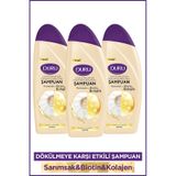 Sarımsak&biotin&kolajen Dökülmeye Karşı Etkili Şampuan 3x500 Ml Tüm Saç Tipleri