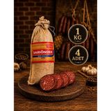 Sarıönder Koruyucusuz / Katkısız / Nitritsiz Bez Sucuk - 1 kg