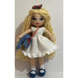 Sarışın Asya Bebek Amigurumi Organik Oyuncak