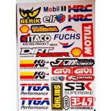 Sarissa Araba, Motosiklet, Bisiklet, Kask Sponsor Sticker Seti, Çıkartma Etiketi A8033 Model