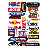 SARİSSA BİSİKLET Araba, Motosiklet, Bisiklet, Kask Sponsor Sticker Seti, Çıkartma Etiketi A8036 Model
