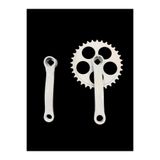 SARİSSA BİSİKLET BMX BİSİKLET 32 T AYNAKOL KÖŞELİ MODEL BEYAZ RENK BMX ORTA DİŞLİ 16 JANT BİSİKLET AYNAKOLU