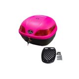 SARİSSA BİSİKLET Secret Bike Motosiklet Arka Çanta 33 Litre Pembe Sepet Port Bagaj Kilitli