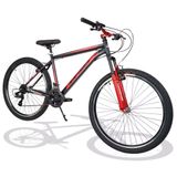 Sarissa Moon 27.5 Jant MTB Ön Amortisörlü Shimano 21 Vites V Fren Siyah Kırmızı Dağ Bisikleti