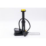 Sarissa Raptor M34B-01 Dikey Ayak Pompası Analog Göstergeli Yüksek Basınçlı Bisiklet Pompası Siyah Renk