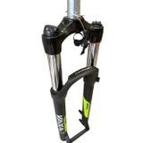 Sarissa Zoom Vaxa 32 Air 27,5" Jant Havalı Gidondan Kilitli Bisiklet Maşası 1-1/8 QR Maşa Magnezyum Bacak Siyah Yeşil