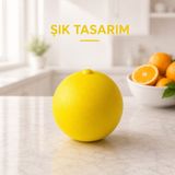 Sariva Home Hazneli Narenciye Sıkacağı Limon Portakal Mandalina Için Çekirdek Ayırıcılı Manuel Meyve Sıkacağı