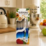 Sariva Home Solingen 6'lı Meyve Bıçağı Paslanmaz Çelik Soyma ve Doğrama Bıçağı Ergonomik Saplı Mutfak Bıçak Seti Solingen - Mavi