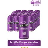 Sarıyer Gazoz 330ML x 24 Adet Mandalina Aromalı Doğal ve Katkısız İçecek MANDALINA330