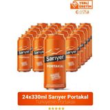 Sarıyer Portakal Gazoz 330 ml x 24 Adet Vitamin ve Mineral Zengin Enerji Verici İçecek