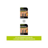 Şarj Edilebilir Aa 1300 Mah, 2'li + Duracell Şarj Edilebilir Aaa 750 Mah Pil, 2'li Paket