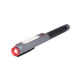 Şarj Edilebilir Alüminyum Kalem Tipi Fener Mıknatıslı 450 Lümen Metal Klips - 0,5