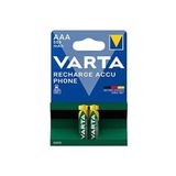 Şarj Edilebilir Ince Aaa Varta Aaa 550mah 2li Blister Telsiz Telefon Pili