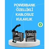 Şarj Kutulu Kablosuz Bluetooth Kulak Içi Spor Kulaklık
