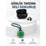 Şarj Kutulu Kablosuz Kulaklık Ve Yeşil Askılı Analog Çanta Saati Avantajlı İkili Set - Lisinya