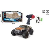 Şarjlı 1:10 Rc Dev Off-Road Araba 15KM/H Hızlı Arazi Aracı 40 cm - Turuncu