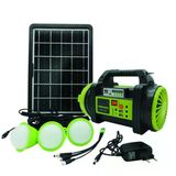Şarjlı 30 W Solar Şarjlı Ev Aydınlatma Seti Radyo Ve Fan Powebank Ws-5683