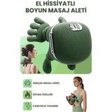 Şarjlı Avuç Içi Hissiyatlı Kızılötesi Isıtmalı Derin Doku Masaj Aleti – 3 Kademeli Taş - Çok Renkli