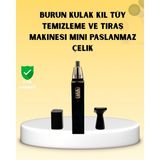 Şarjlı Burun ve Kulak Kılı Temizleme Cihazı - COMPTR2182-8240 - Renkli