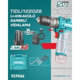 Şarjlı Darbeli Vidalama, Li-Ion Akü, Type-C Şarj, Nms Hırdavat - Seçenek 1