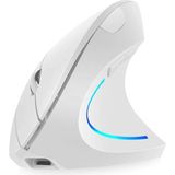 Sarjlı Dikey Ergonomik Kablosuz Mouse Fare Wireless 2000 Dpı 6 (Beyaz)