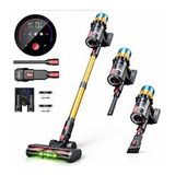Şarjlı Dikey Süpürge 650 Watt Fırçasız Motor 40 Kpa Torbasız Hazne Bükülebilir Mafsal Led Lazer Işık