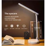 Şarjlı Dokunmatik LED Masa Lambası Çalışma Okuma Işığı 3 Kademeli 40 Ledli USB Kablolu Mas