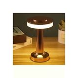 Şarjlı Dokunmatik Led Masa Lambası Metal Taşınabilir Gece Işığı Ev, Kafe, Restoran İçin