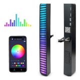 Şarjlı Ekolayzer Araç İçi Rgb Sese Duyarlı Led Aydınlatma Işık Çubuğu