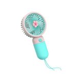 Şarjlı El Fanı Taşınabilir Mini USB Fan Portatif Vantilatör - Mavi