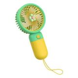 Şarjlı El Fanı Taşınabilir Mini USB Fan Portatif Vantilatör - Sarı