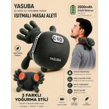 Şarjlı El Yoğurma Hissiyatlı Boyun Omuz Ve Sırt Masaj Aleti Rahatlatıcı Masaj Cihazı Koyu Yeşil